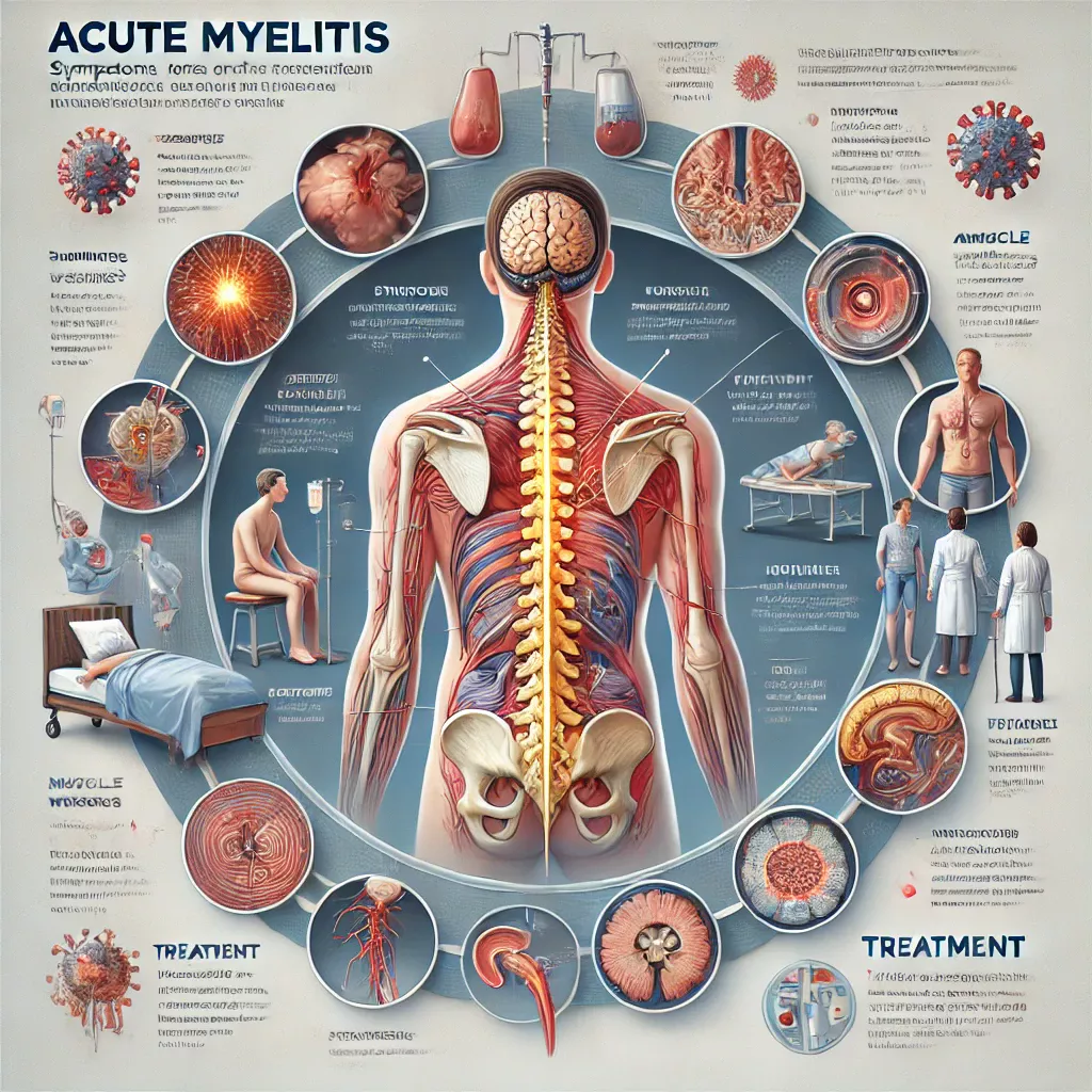 Гострий мієліт: Симптоми, причини та лікування